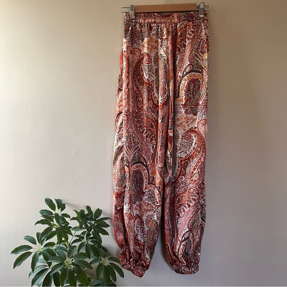 cider orange printed balloon pants - Picture 2 of 10